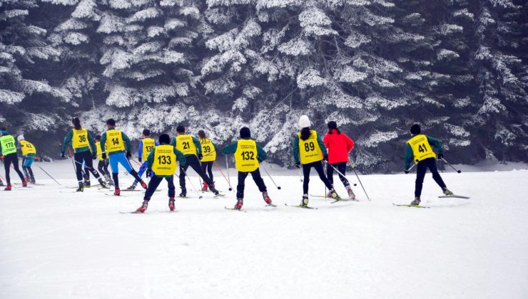 Bolu’da, Türkiye Kayakla Oryantiring Şampiyonası düzenlendi